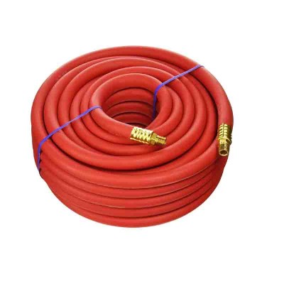 300 PSI 1/2" x 50ft Heat Resistant Rubber Air Hose