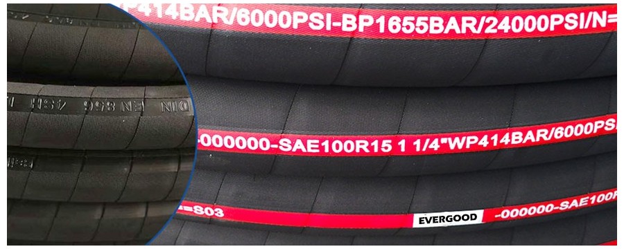 Custom Made High Pressure Hydraulic Hose SAE 100 R15 with Hydraulic Fittings Near Me