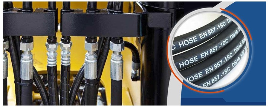 Hydraulic Hose Supplier Custom Wire BraideHydraulic Hose EN 857 1SC with Good Price