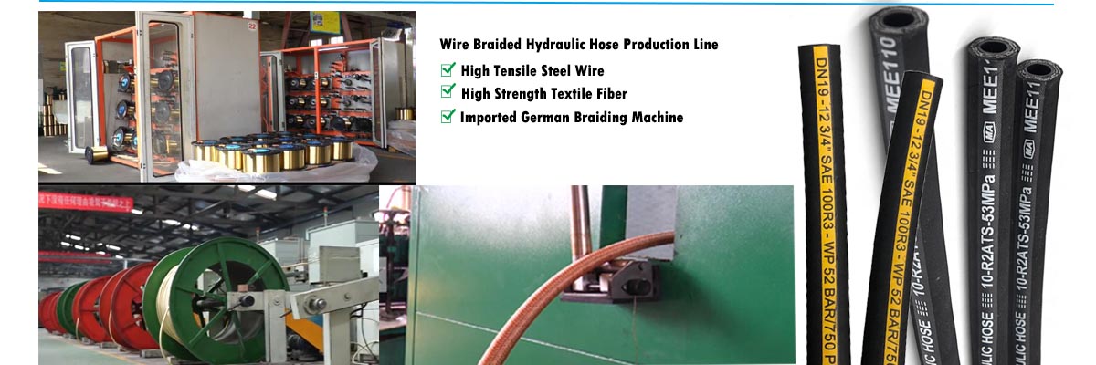 evergood fabrikant van hydraulische slangen bings Duitse machines in fabriek