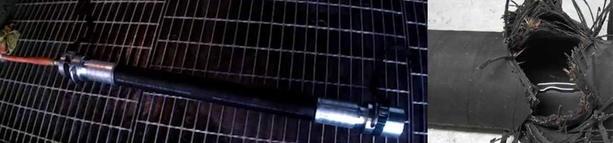 evergood hydraulic hose manufacturer make burst test in factory