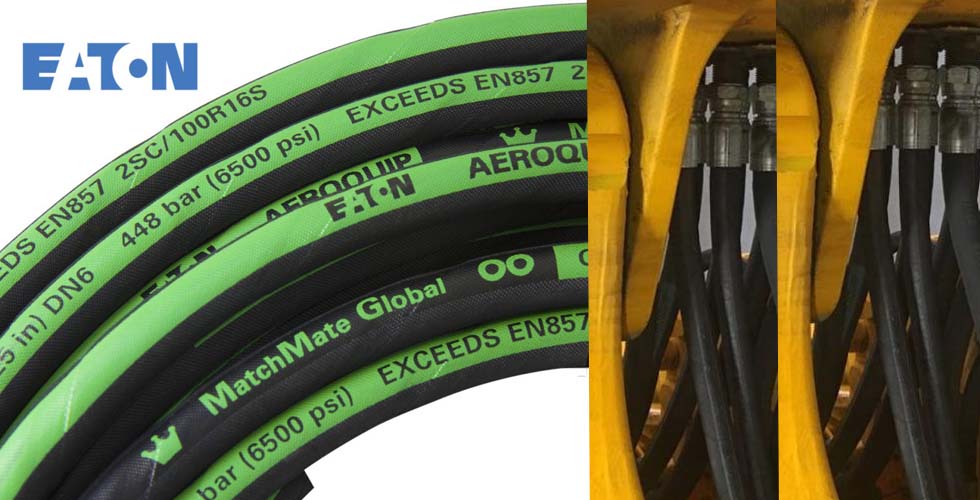 Eaton hydraulic hose supplier manufactures Aeroquip en857 2sc r16s